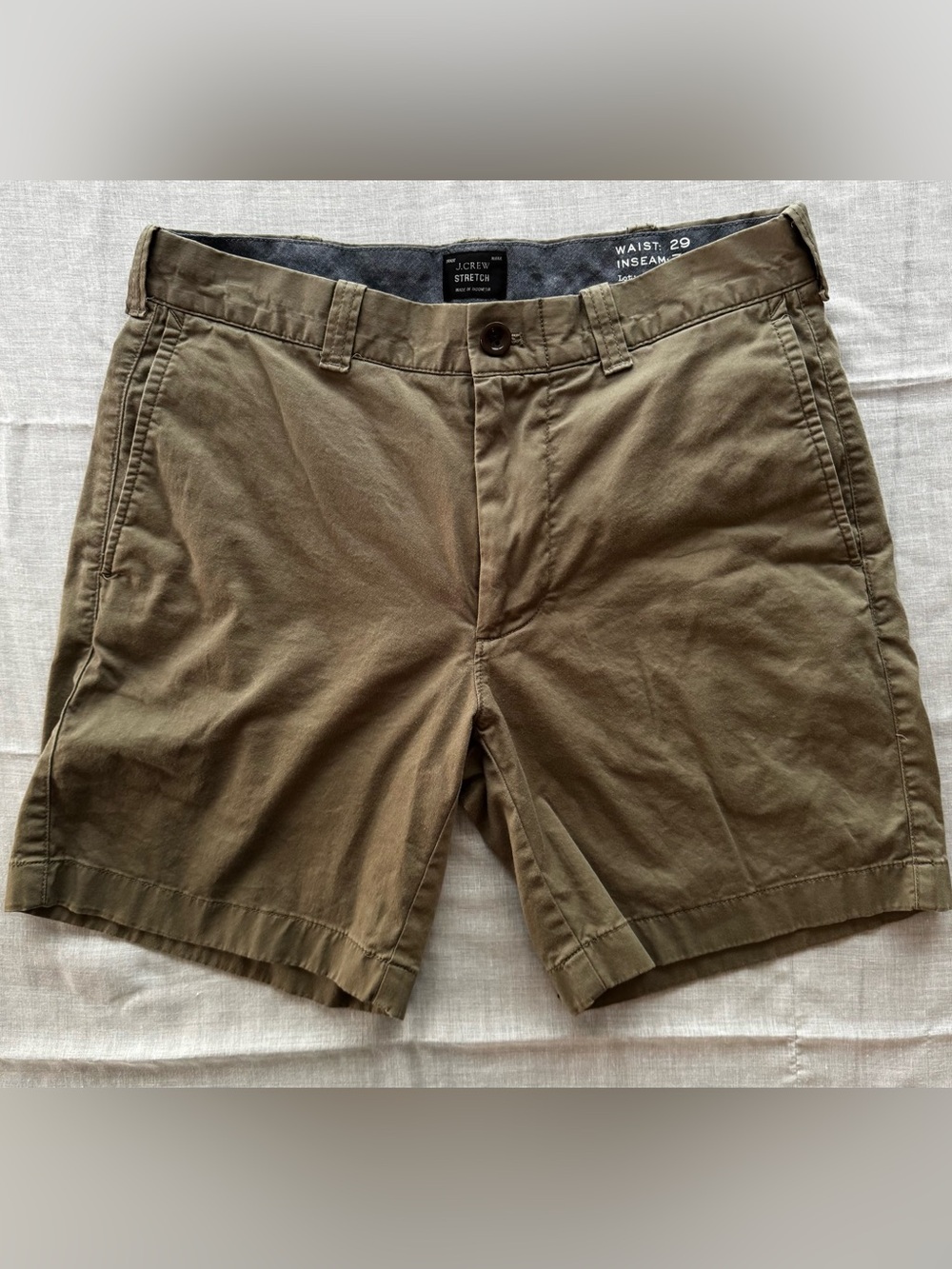 J. Crew Olive Women's Chino Bermuda Shorts
